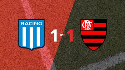 Racing Club no pudo en casa ante Flamengo y empataron 1-1 Racing Club no pudo en casa ante Flamengo y empataron 1-1
