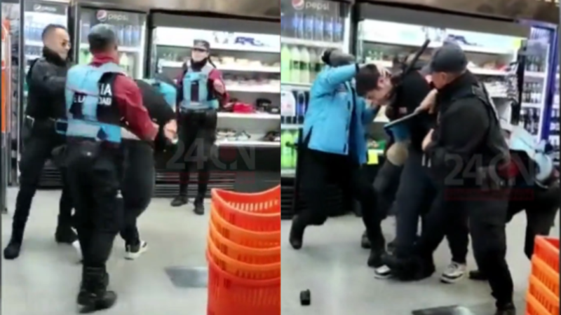 Video: la policía de la Ciudad detuvo a un "joven chino" por querer comprar 5 aceites