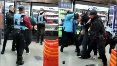 Video: la policía de la Ciudad detuvo a un "joven chino" por querer comprar 5 aceites Video: la policía de la Ciudad detuvo a un "joven chino" por querer comprar 5 aceites