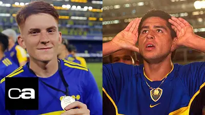 Valentín Barco y Juan Román Riquelme. Valentín Barco y Juan Román Riquelme.