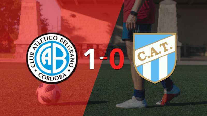 A Belgrano le alcanzó con un gol para derrotar a Atlético Tucumán en Gigante de Alberdi