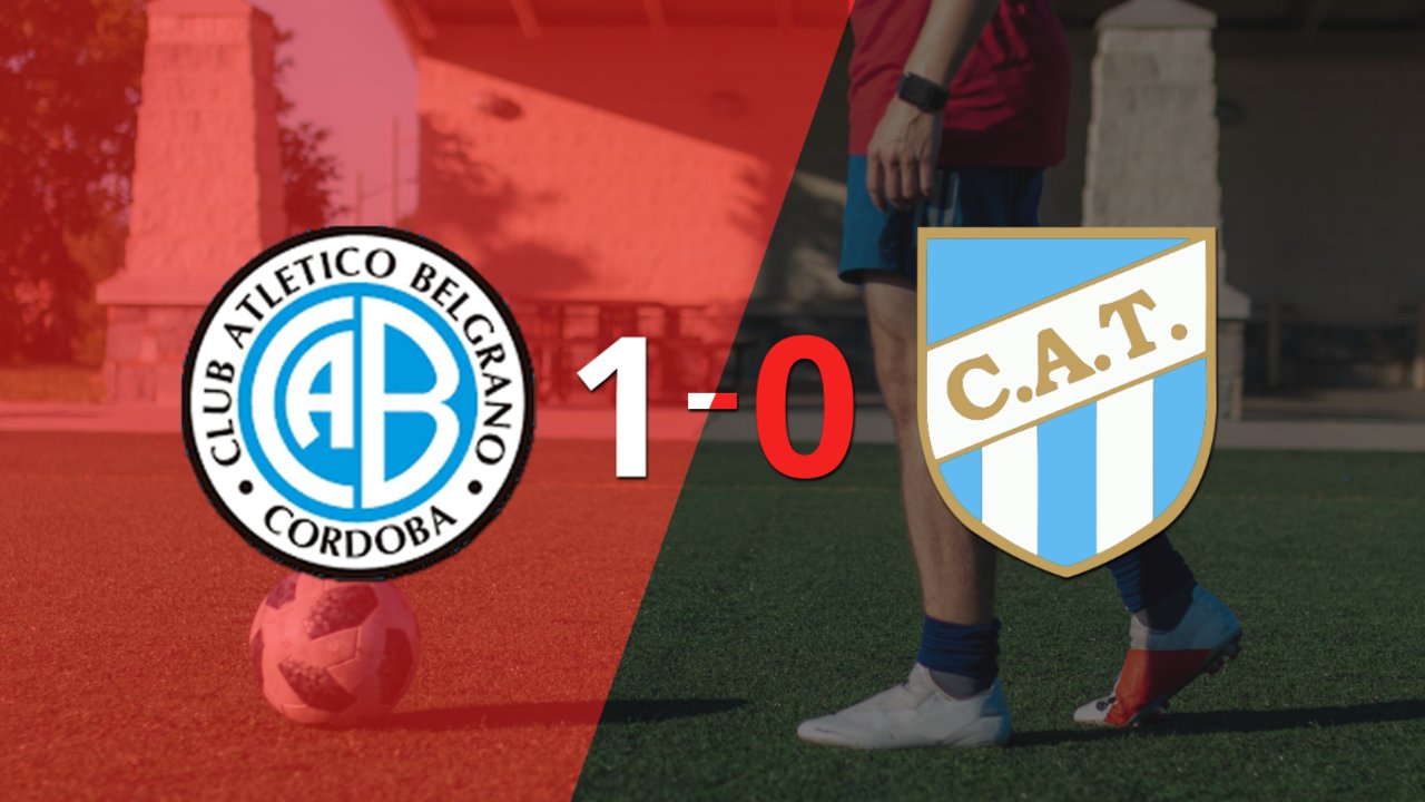 A Belgrano le alcanzó con un gol para derrotar a Atlético Tucumán en Gigante de Alberdi