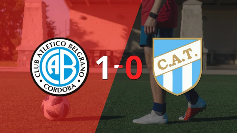 A Belgrano le alcanzó con un gol para derrotar a Atlético Tucumán en Gigante de Alberdi