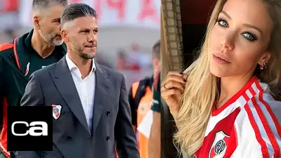 River, Martín Demichelis, Evangelina Anderson, fútbol argentino, deportes River, Martín Demichelis, Evangelina Anderson, fútbol argentino, deportes