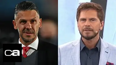 Martín Demichelis Sebastián "Pollo" Vignolo ESPN F90 River Plate Martín Demichelis Sebastián "Pollo" Vignolo ESPN F90 River Plate