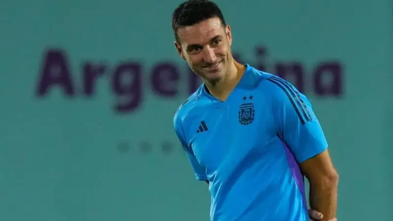 Selección Argentina, Lionel Scaloni, Lionel Messi, Neymar, Qatar. 