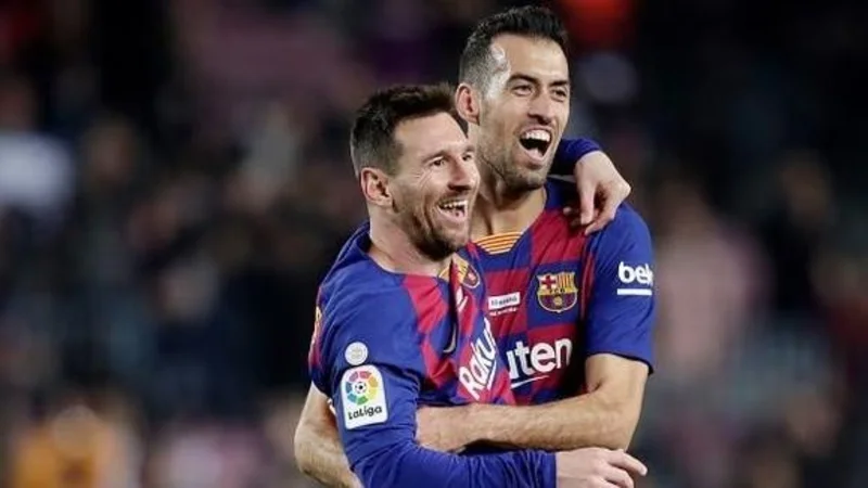 Selección Argentina, Lionel Messi, Sergio Busquets, Barcelona. 