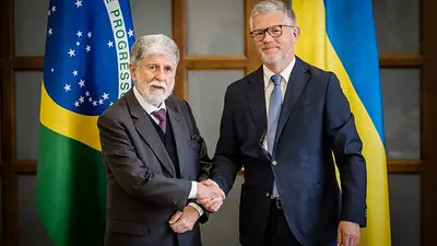 Ucrania recibe a Amorim y confía en que Brasil "juegue un rol importante" Ucrania recibe a Amorim y confía en que Brasil "juegue un rol importante"