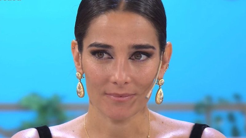 Juana Viale y su novio