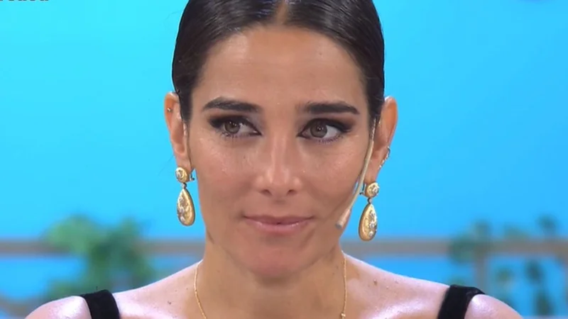 Juana Viale y su novio