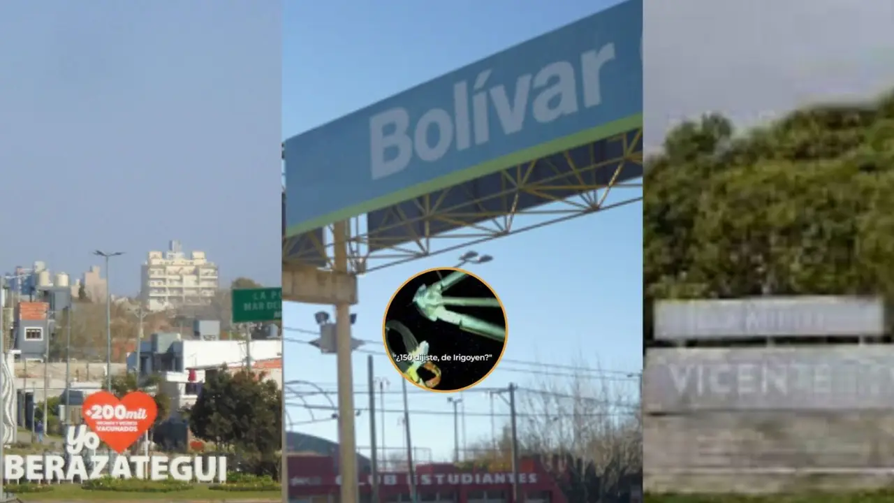 Audio argentino de la NASA. Bolívar, Berazategui y Villa Martelli