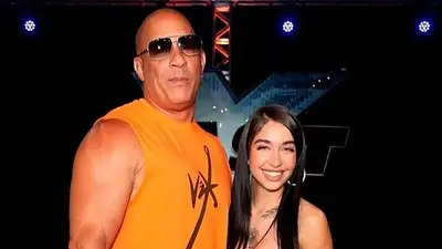 Vin Diesel y María Becerra Vin Diesel y María Becerra