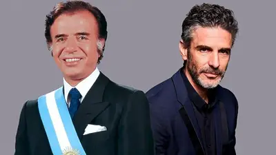 Leo Sbaraglia como Menem Leo Sbaraglia como Menem