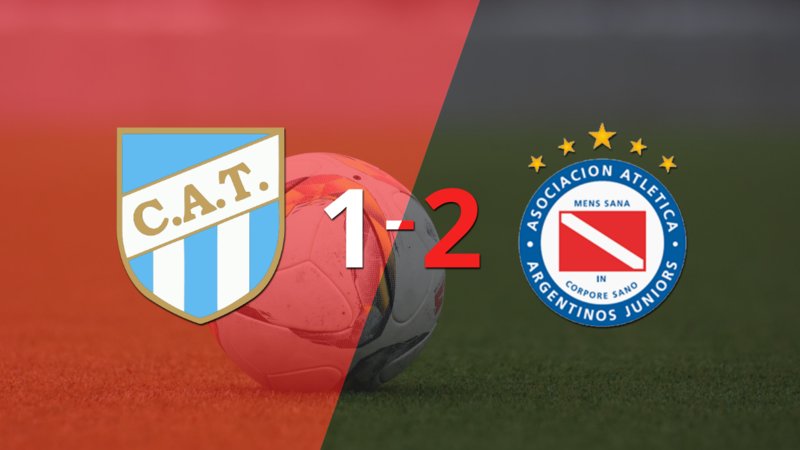 Victoria apretada de Argentinos Juniors por 2-1 sobre Atlético Tucumán