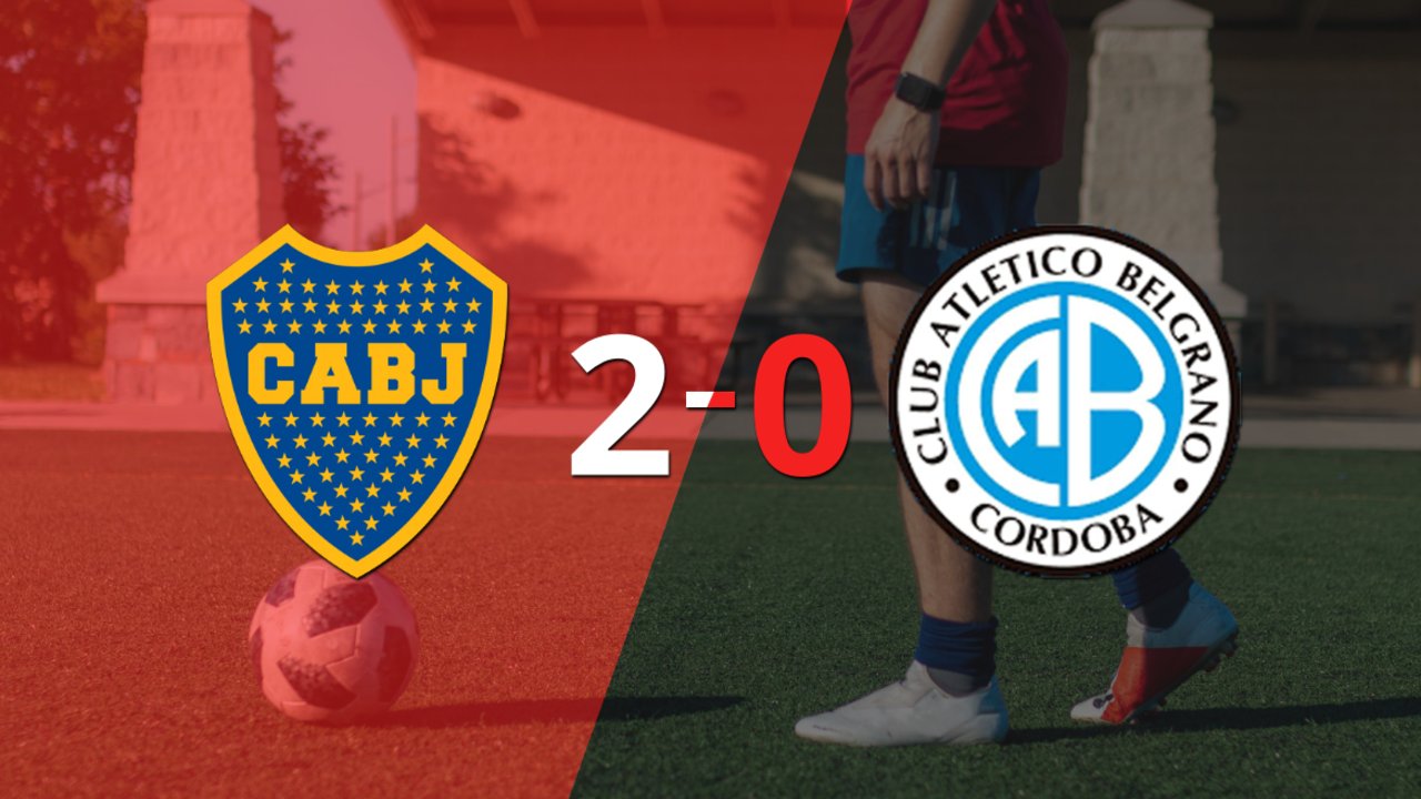 Sólido triunfo de Boca Juniors por 2-0 frente a Belgrano