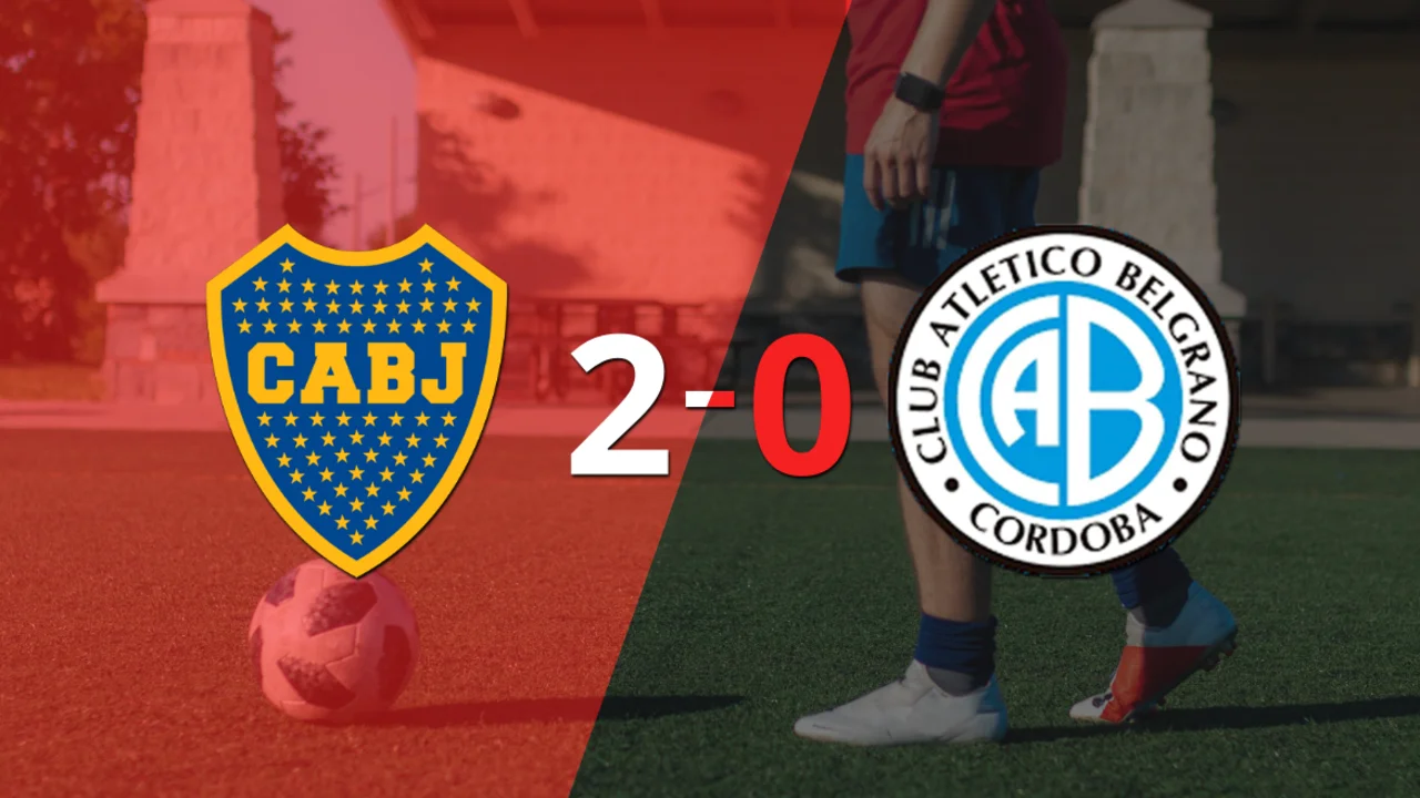 Sólido triunfo de Boca Juniors por 2-0 frente a Belgrano