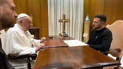 Zelensky con el Papa: no habrá mediación del Vaticano Zelensky con el Papa: no habrá mediación del Vaticano