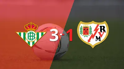 Sin muchas complicaciones, Betis goleó 3-1 a Rayo Vallecano Sin muchas complicaciones, Betis goleó 3-1 a Rayo Vallecano