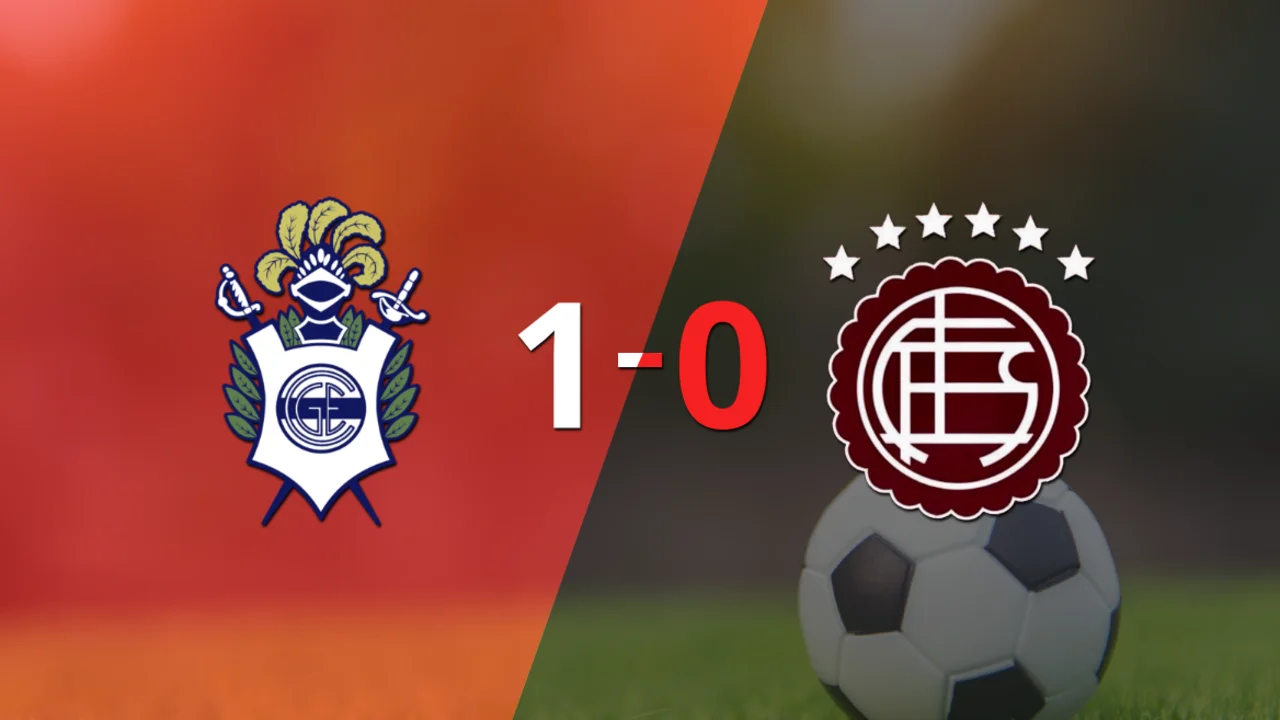 En su casa Gimnasia derrotó a Lanús 1 a 0