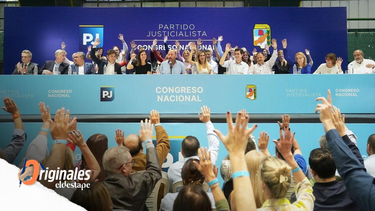 El PJ tuvo su Congreso con el canto ahogado de Cristina Presidenta