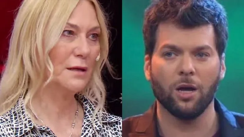 Roxana, participante de Los 8 Escalones, y Guido Kaczka