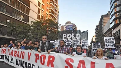 "Políticas contra el hambre y la pobreza", el reclamo de la marcha federal piquetera "Políticas contra el hambre y la pobreza", el reclamo de la marcha federal piquetera