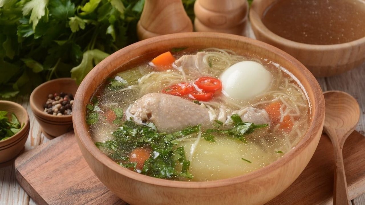 Sopa de pollo
