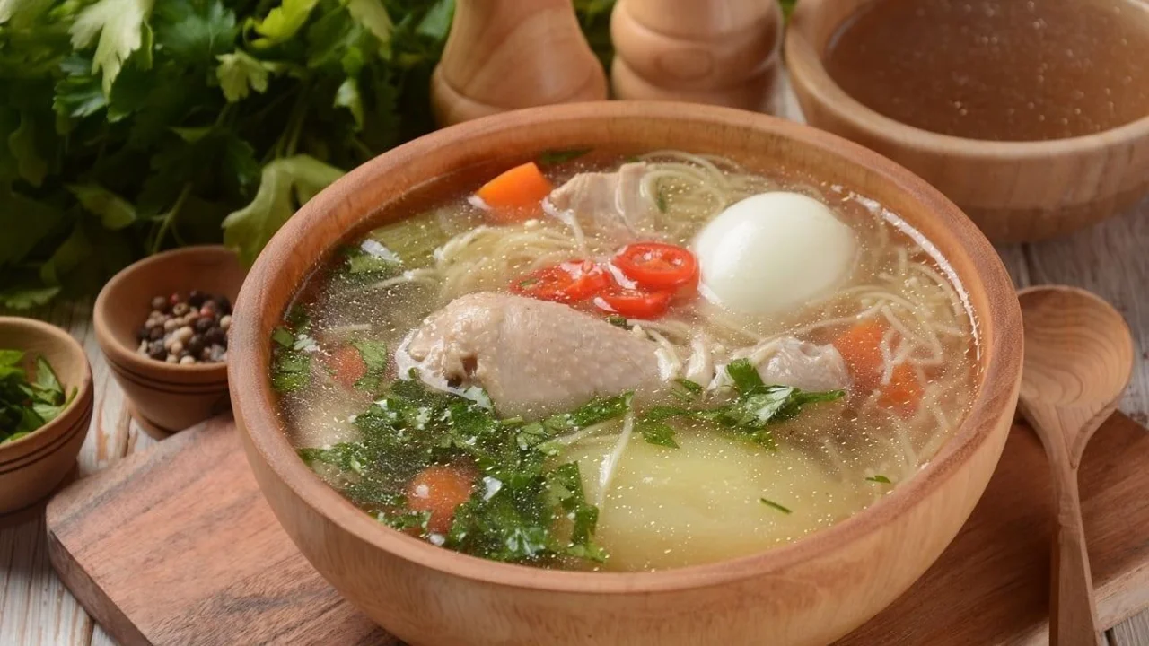 Sopa de pollo