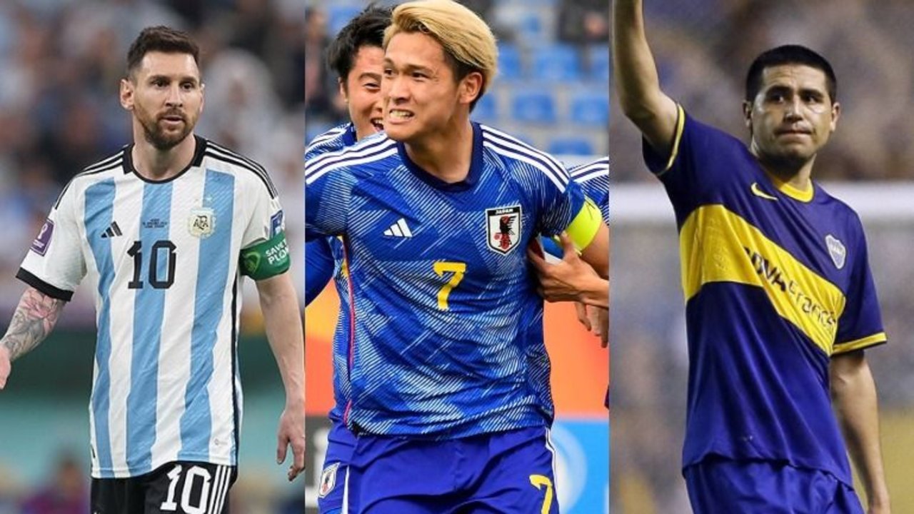 Sorprendió a todos: un Sub-20 de Japón copió un gesto de Messi y Riquelme