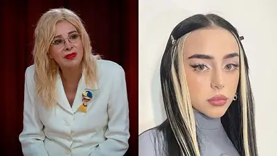 Nacha Guevara y Nicki Nicole. Nacha Guevara y Nicki Nicole.