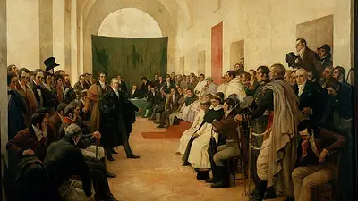 Cabildo Abierto, en 1810. Cabildo Abierto, en 1810.