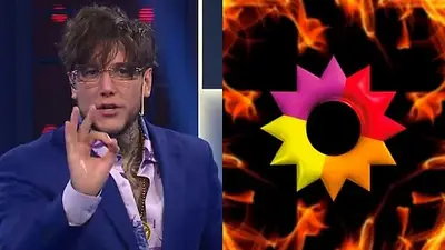 Alexander Caniggia, enojado en El Trece Alexander Caniggia, enojado en El Trece