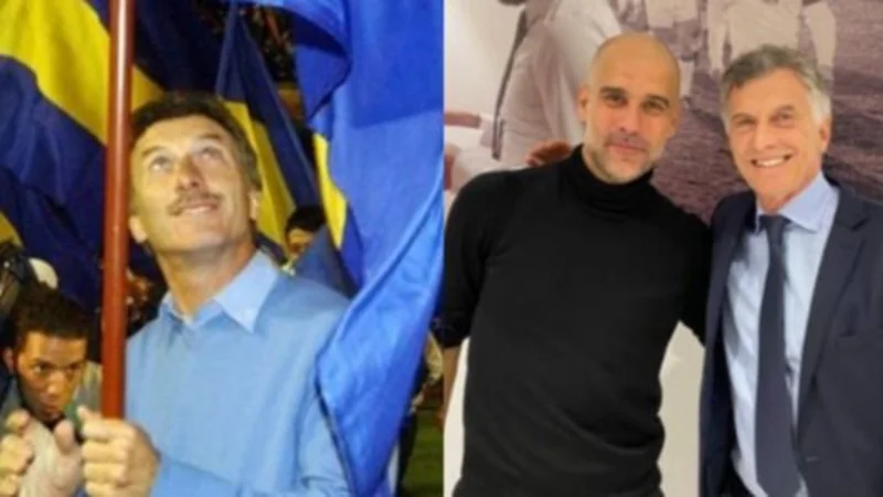 Mauricio Macri, Pep Guardiola, Boca, Manchester City, deportes