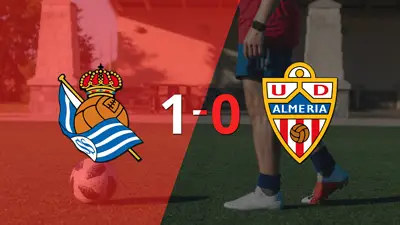 Almería no pudo en su visita a Real Sociedad y cayó 1-0 Almería no pudo en su visita a Real Sociedad y cayó 1-0