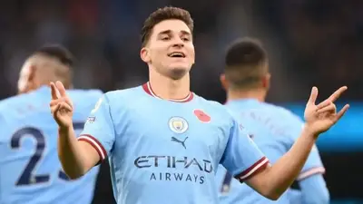 Selección Argentina, Julián Álvarez, Manchester City, Premier League. Selección Argentina, Julián Álvarez, Manchester City, Premier League.