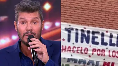 El pasacalles para Tinelli en la puerta de América. El pasacalles para Tinelli en la puerta de América.