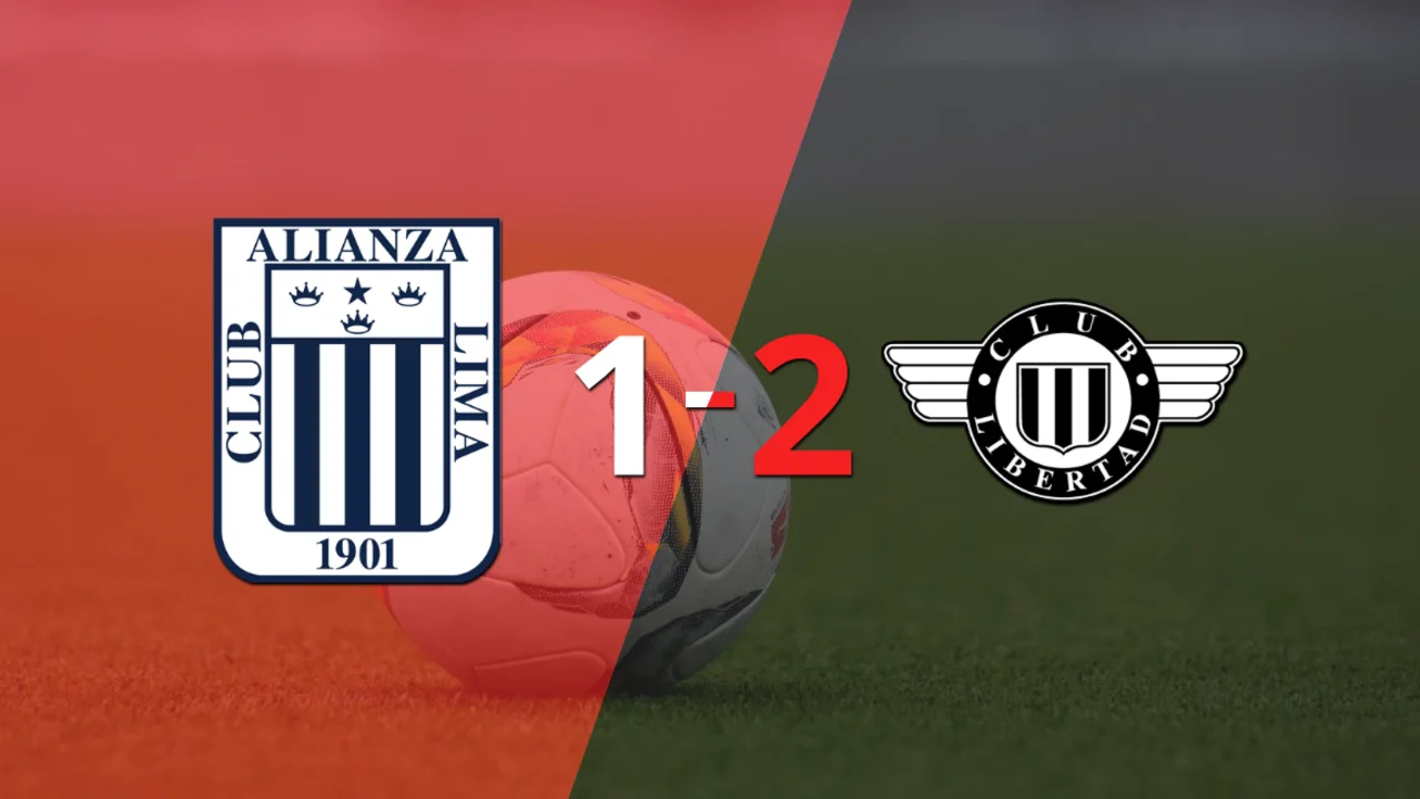 Victoria apretada de Libertad por 2-1 sobre Alianza Lima