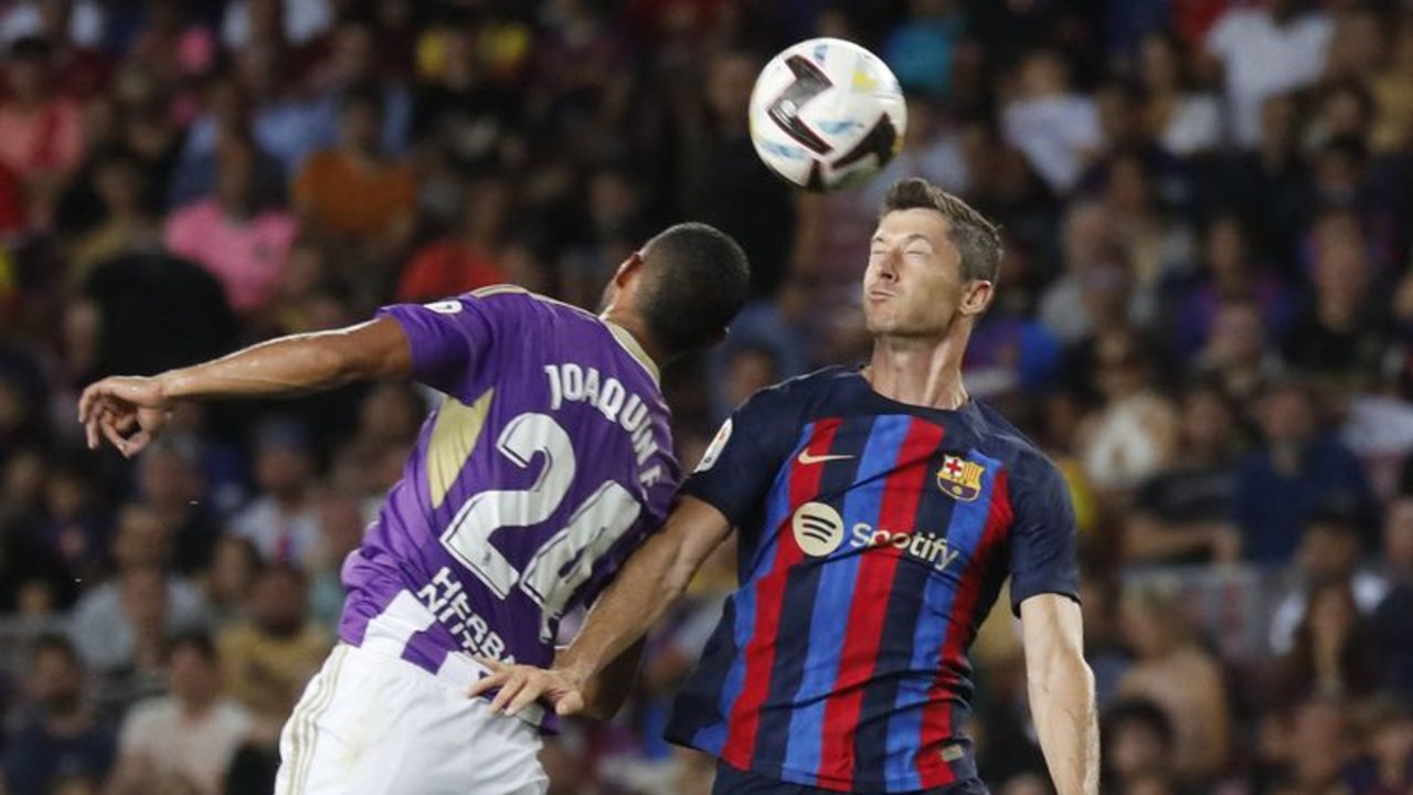 El Barcelona, campeón de LaLiga, cae 3-1 ante el Valladolid