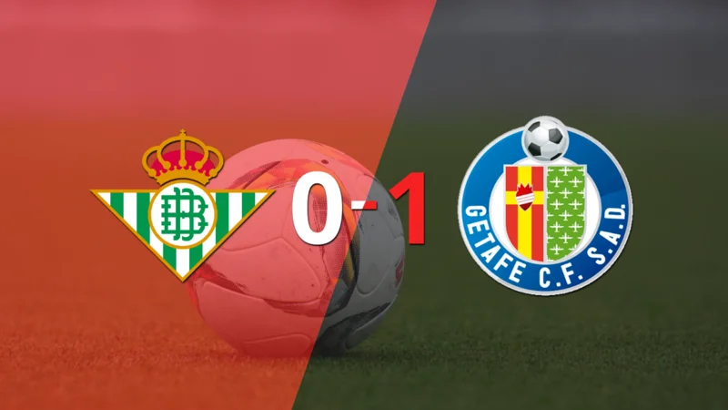 Getafe se quedó con el triunfo en una difícil visita a Betis