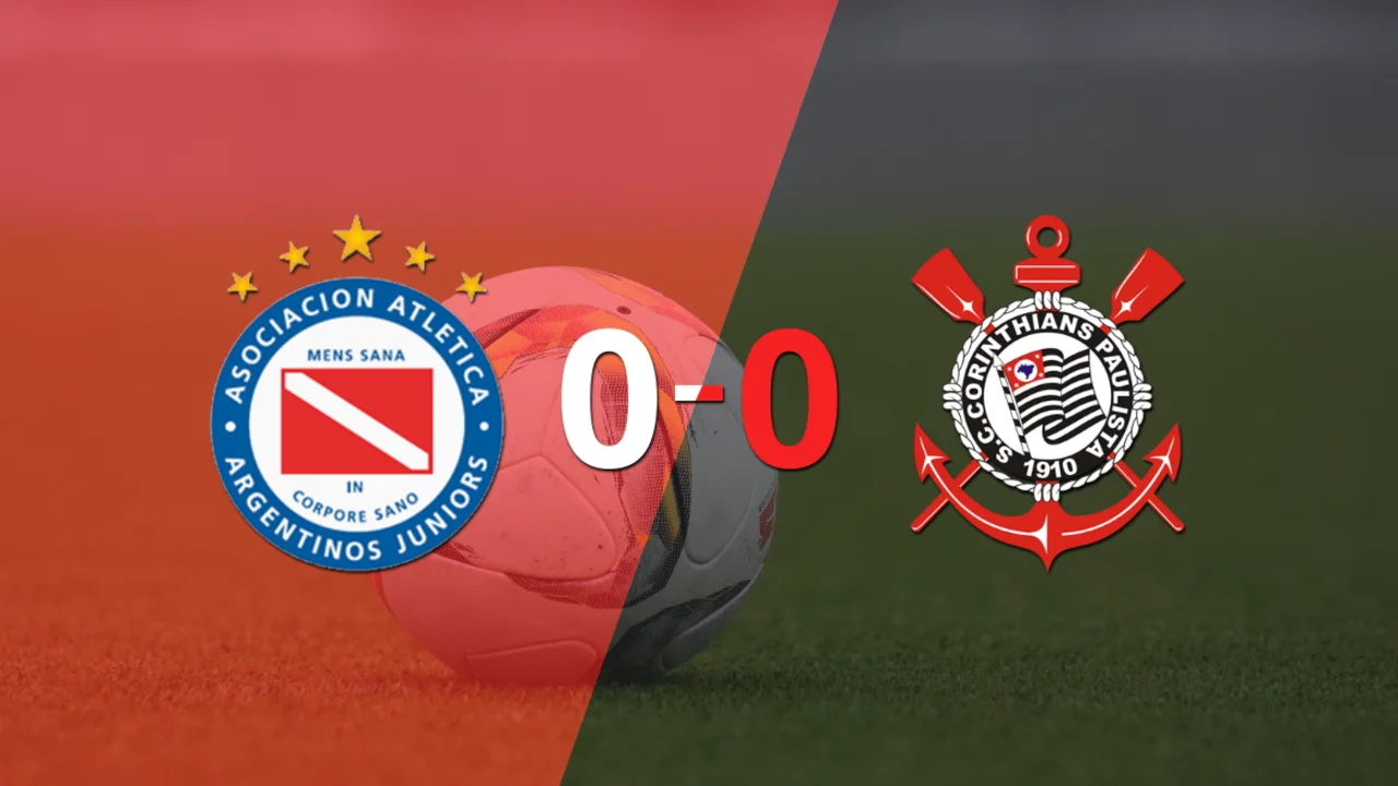 Cero a cero terminó el partido entre Argentinos Juniors y Corinthians