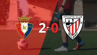 Con dos goles, Osasuna se impuso a Athletic Bilbao en el estadio el Sadar Con dos goles, Osasuna se impuso a Athletic Bilbao en el estadio el Sadar