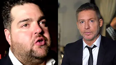 Darío Barassi y Adrián Suar en El Trece Darío Barassi y Adrián Suar en El Trece