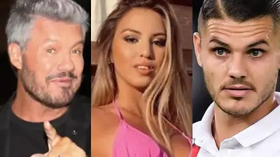Cande Lecce Tinelli Mauro Icardi Cande Lecce Tinelli Mauro Icardi