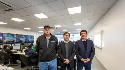 Fortalecimiento de seguridad en La Matanza: Espinoza se reunió con Kicillof y Berni Fortalecimiento de seguridad en La Matanza: Espinoza se reunió con Kicillof y Berni