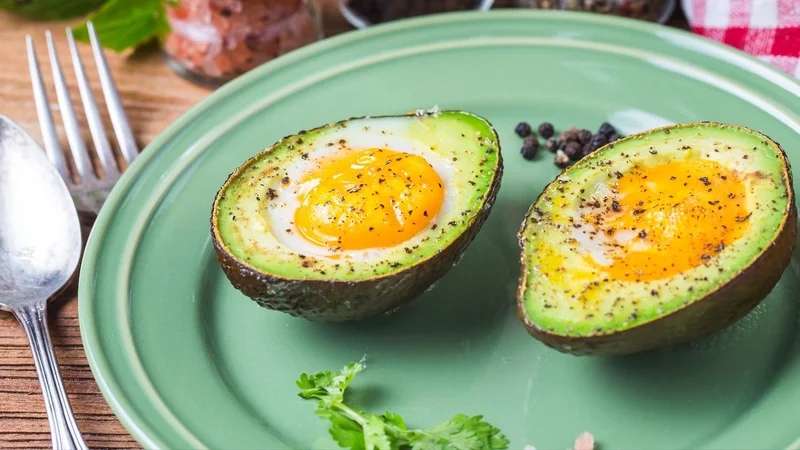 Palta con huevo