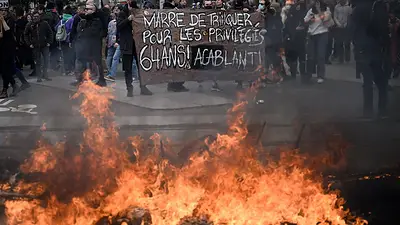 Día del Trabajador: brutal represión en Francia Día del Trabajador: brutal represión en Francia