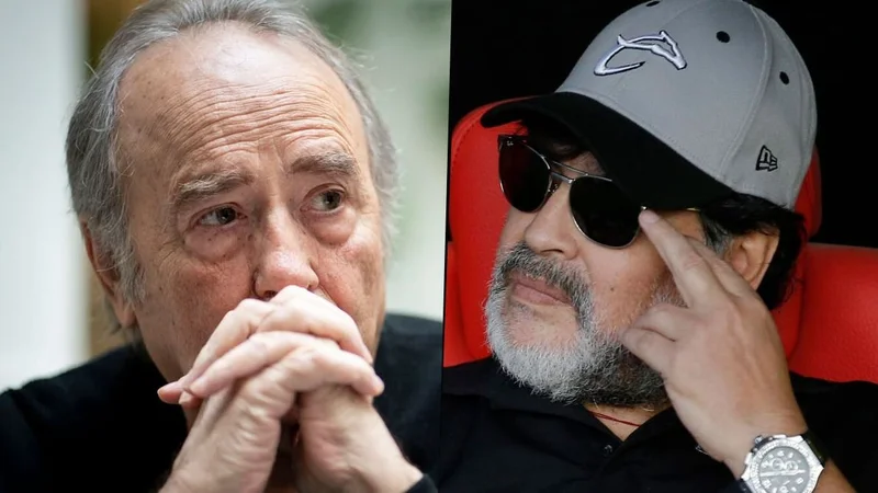 Qué pasó con Joan Manuel Serrat y Diego Mardona en el folklore argentino y español del fútbol