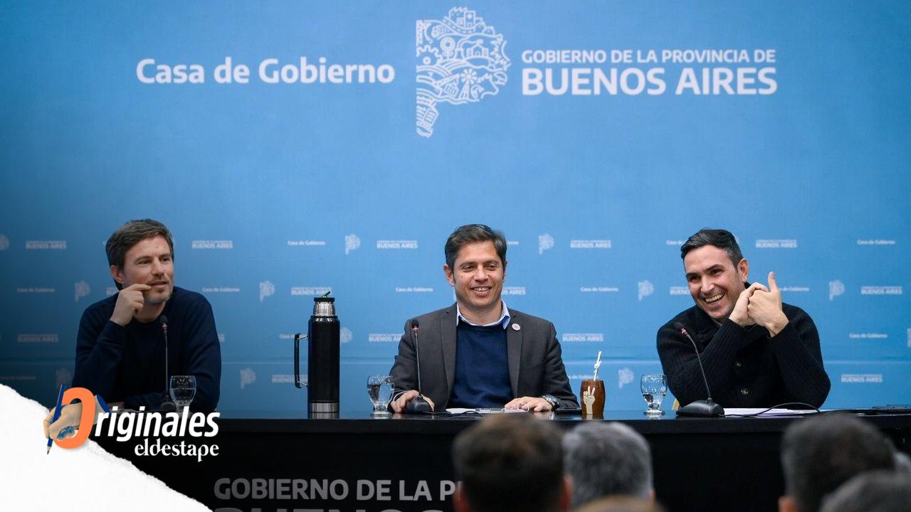Kicillof empodera al Evita en su gobierno: se mostró con Pérsico y el "Chino" Navarro
