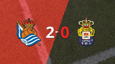 Real Sociedad deja a UD Las Palmas en cero con un triunfo 2-0 Real Sociedad deja a UD Las Palmas en cero con un triunfo 2-0