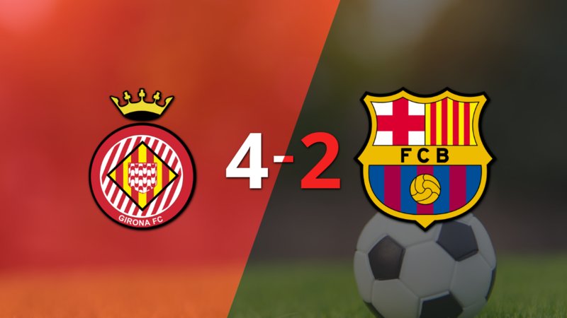 Con doblete de Portu, Girona derrotó a Barcelona